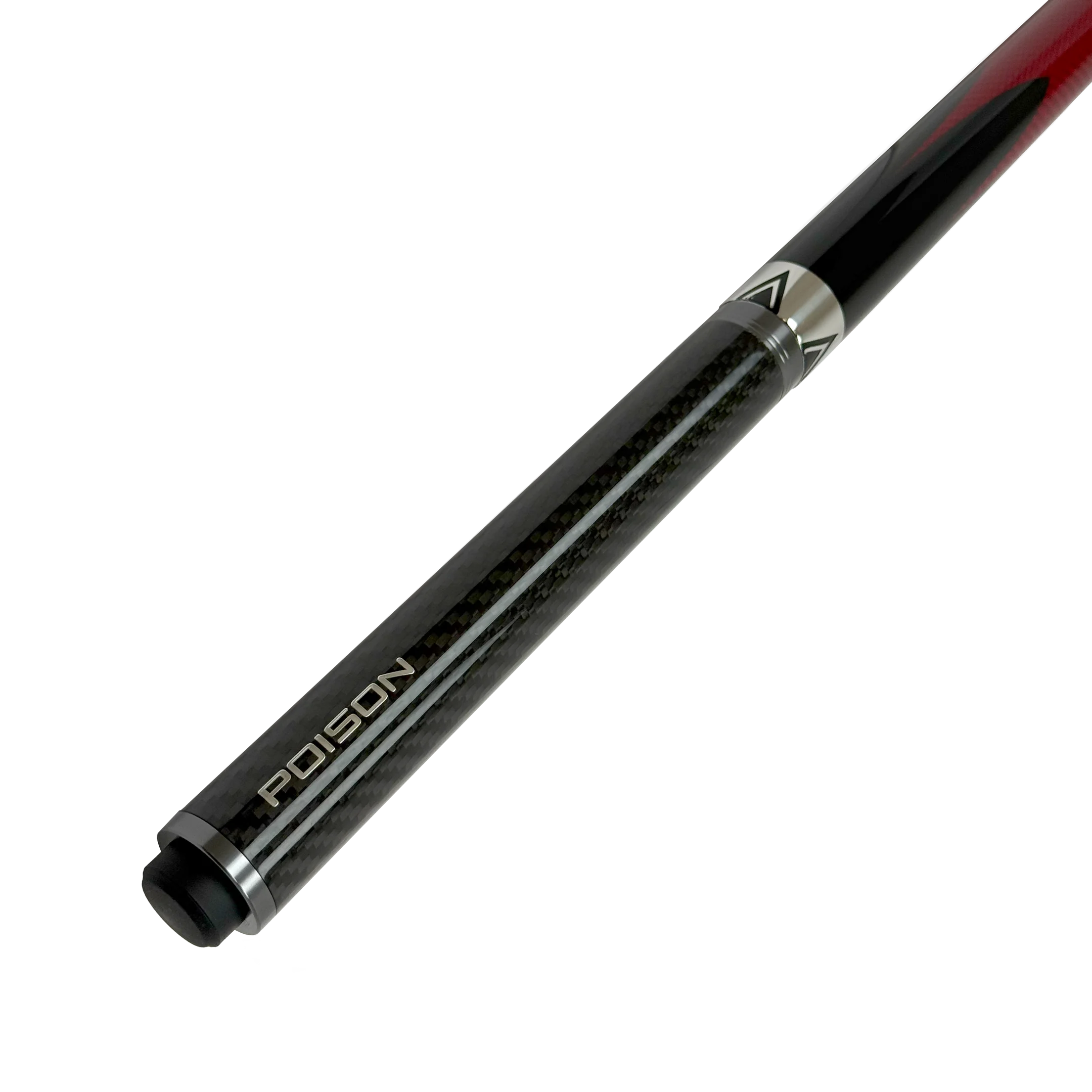 Poison Black Extension Connected to a Poison Cue Butt
