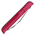 Billiard Soft 1x1 Burgundy Pool Cue Case With Shoulder Strap and Pocket