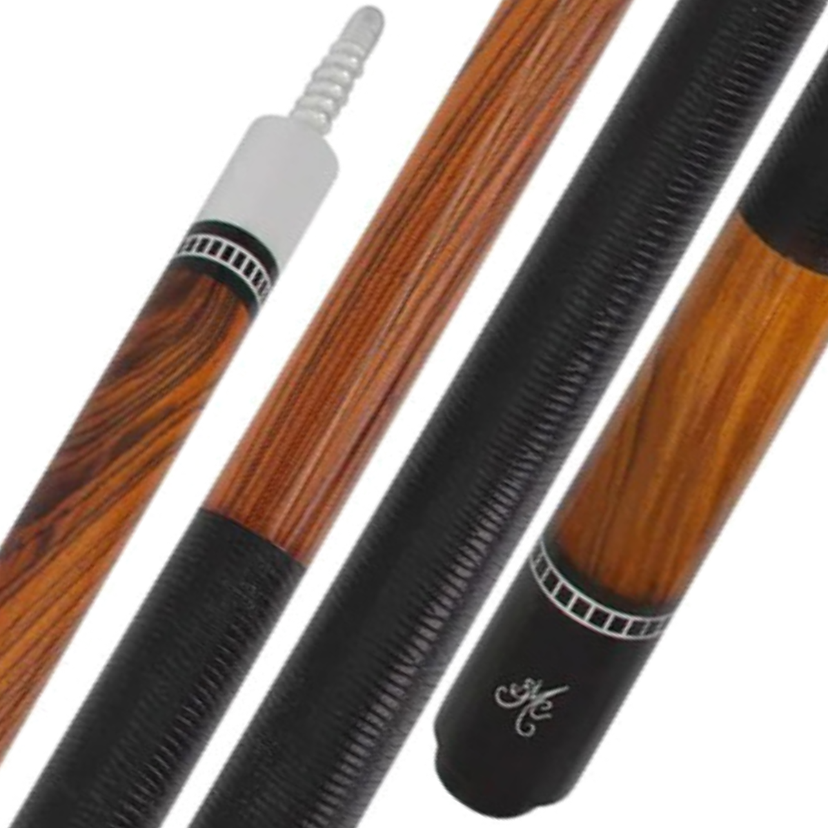 Meucci Exotic Wood Series Cocobolo Cue Forearm and Butt