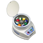 Ballstar Ball Cleaning Machine, Lid Open, with Pool Balls Inside
