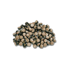 Pile of Screw-On Leather Cue Tips With Brass Threads