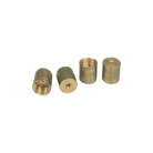 Four Brass Threaded Ferrule Inserts
