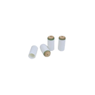 Four Slip-On Cue Tips With White Plastic Sleeves
