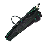 McDermott Soft Pool Cue Case Black 4x7 Open With Cues