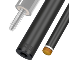 11.8 mm 3/8x10 Joint White Vault Plate REVO Carbon Fiber Pool Shaft