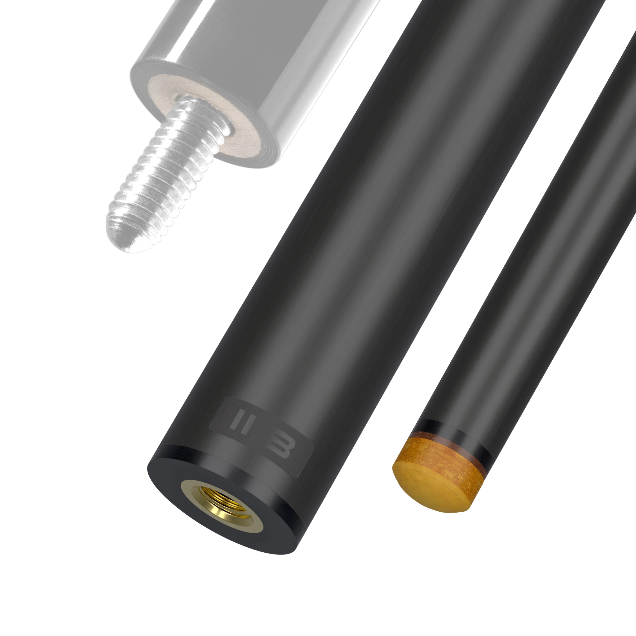 11.8 mm 5/16x18 Joint Black Vault Plate REVO Carbon Fiber Pool Shaft