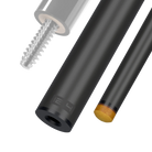 12.4 mm 3/8x10 Joint Black Vault Plate REVO Carbon Fiber Pool Shaft