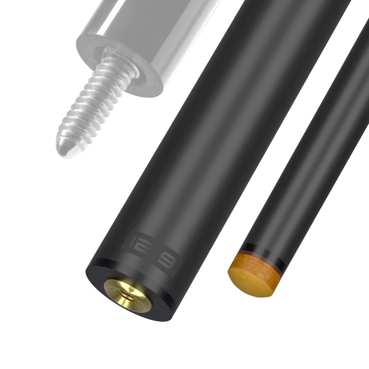 12.9 mm 5/16x14 Joint Black Vault Plate REVO Carbon Fiber Pool Shaft