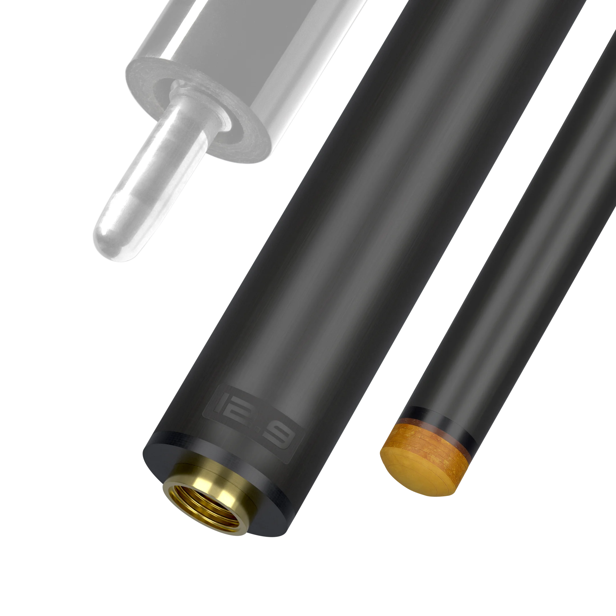 12.9 mm Uni-Loc Joint Black Vault Plate REVO Carbon Fiber Pool Shaft
