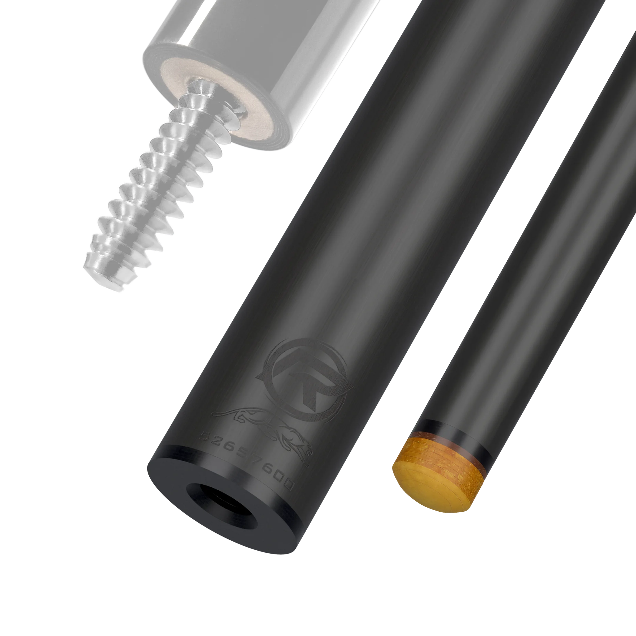 3/8x10 Joint Black Vault Plate REVO Carbon Fiber Pool Shaft